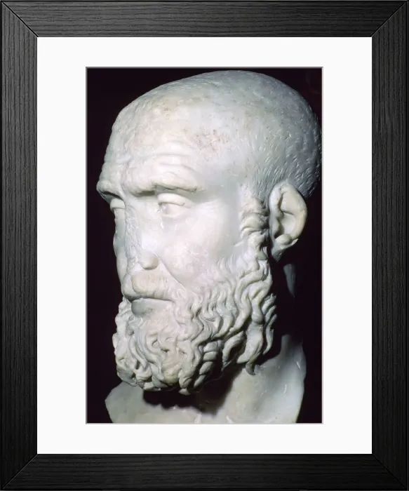 Framed Print : Bust of Pupienus Maximus, 2nd century Framed Print : Bust of Pupienus Maximus, 2nd century