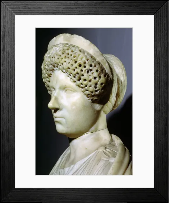 Framed Print : Bust of Julia, 1st century BC