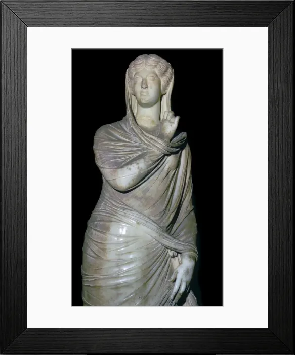 Framed Print : Statue of Cornelia Antonia, 2nd century Framed Print : Statue of Cornelia Antonia, 2nd century