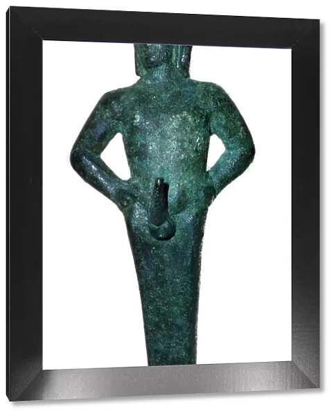 Roman copper alloy statuette of herm of Priapus from Pakenham, Suffolk