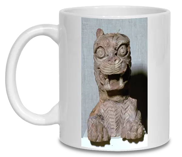 Babylonian lion-headed terracotta monster, probably representing one of the seven evil genii