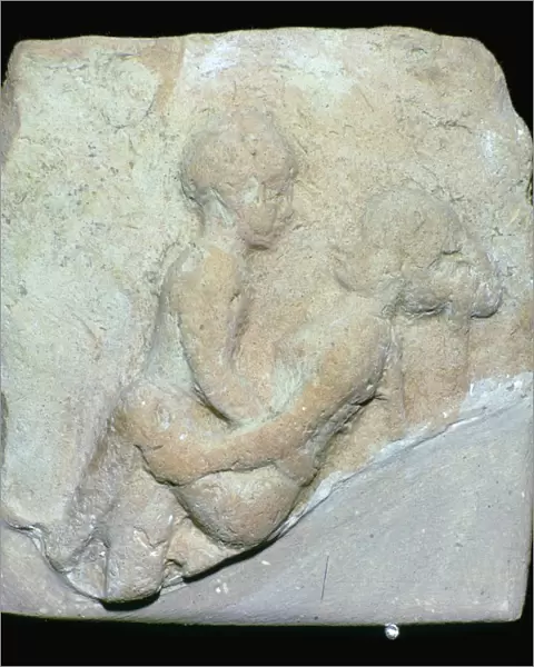 Babylonian terracotta plaque showing ritual fornication