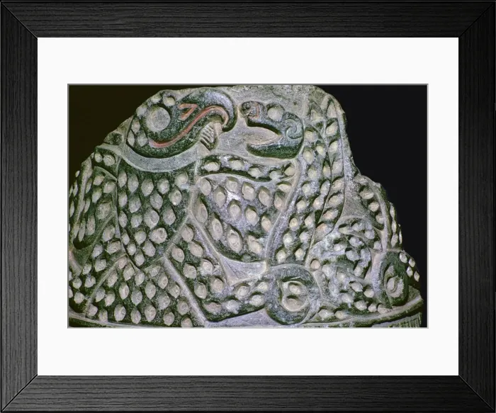 Framed Print : Fragment of a Babylonian bowl Framed Print : Fragment of a Babylonian bowl