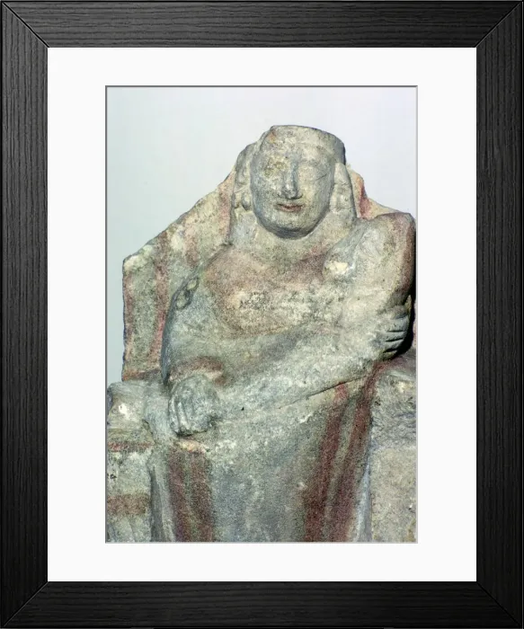 Framed Print : Statue of a Phoenician mother-goddess Framed Print : Statue of a Phoenician mother-goddess