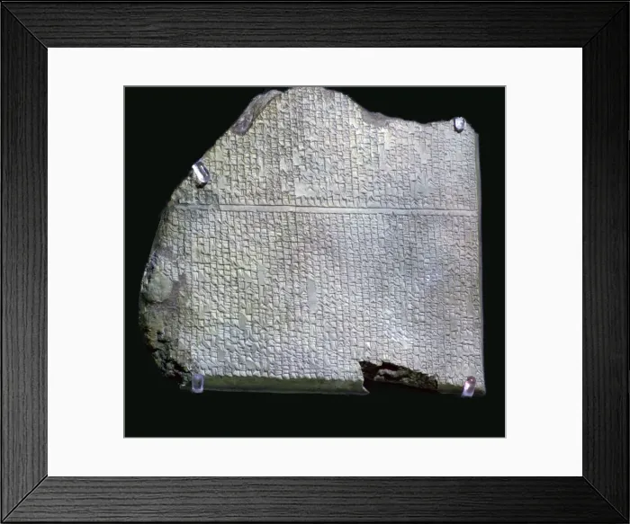 Framed Print : The Flood Tablet Framed Print : The Flood Tablet