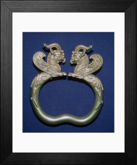 Framed Print : Griffin-headed Armlet Framed Print : Griffin-headed Armlet