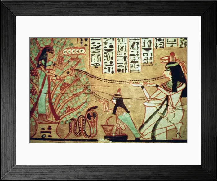 Framed Print : Painting of a woman and her Ba Framed Print : Painting of a woman and her Ba