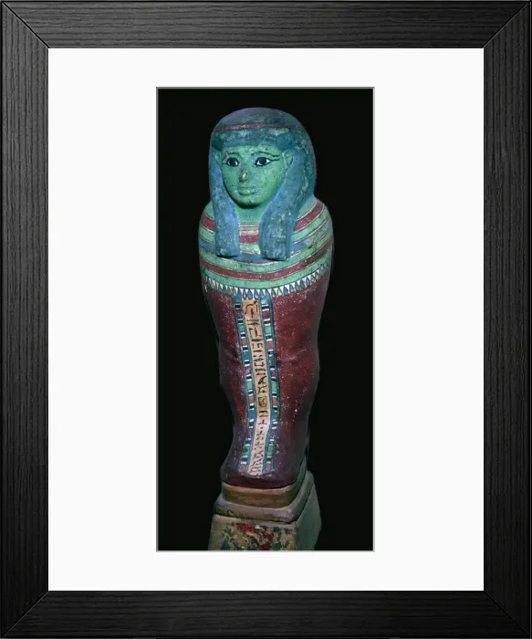 Framed Print : Egyptian Shabti figure Framed Print : Egyptian Shabti figure