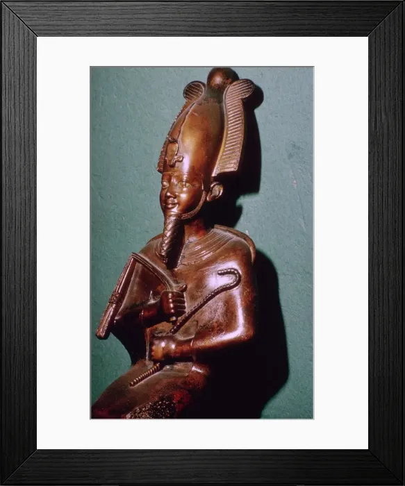 Framed Print : Egyptian statuette of Osiris Framed Print : Egyptian statuette of Osiris