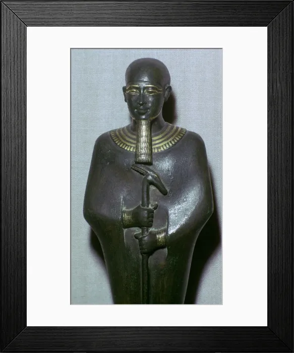 Framed Print : Egyptian statuette of Ptah Framed Print : Egyptian statuette of Ptah