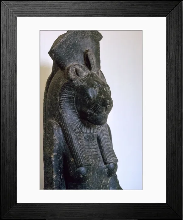 Framed Print : Statuette of the Egyptian goddess Sekhmet Framed Print : Statuette of the Egyptian goddess Sekhmet