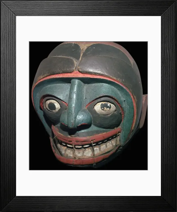 Framed Print : Native American dance mask Framed Print : Native American dance mask