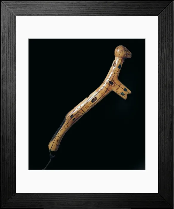 Framed Print : Native American ritual club Framed Print : Native American ritual club