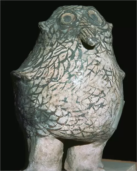 Zuni tribe water vessel in the form of an owl