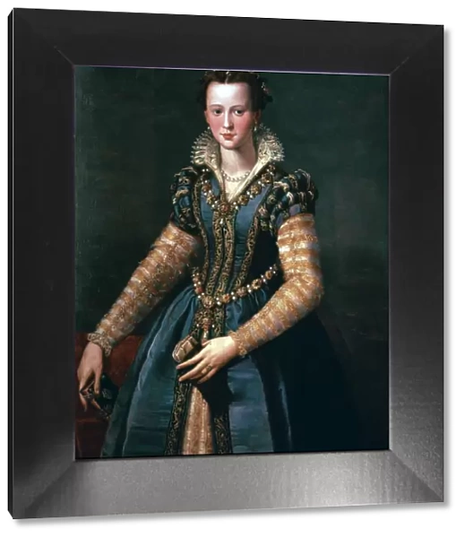 Portrait of Maria de Medici, 16th century. Artist: Alessandro Allori