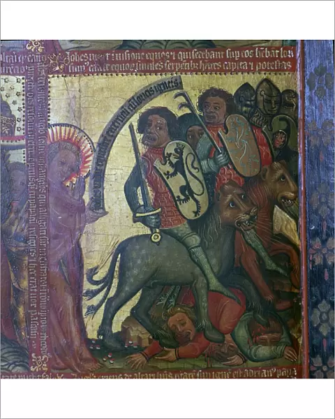 Detail from the Altar of the Apocalypse, 14th century. Artist: Master Bertram of Hamburg