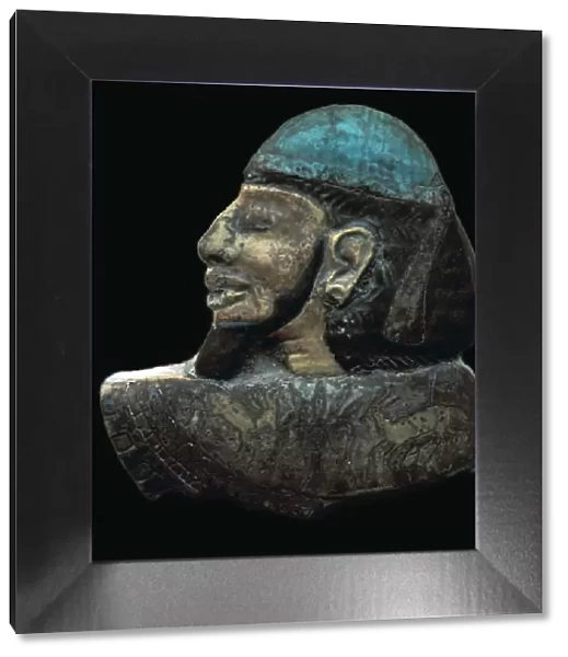 Egyptian glazed relief of a Phoenician slave