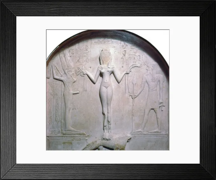 Framed Print : Egyptian stela with fertility gods Framed Print : Egyptian stela with fertility gods