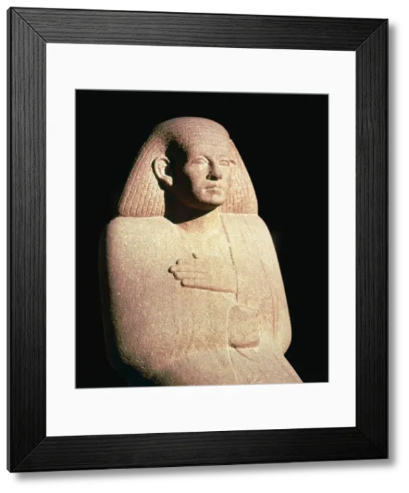 Framed Print : Sculpture of the Egyptian high priest Ankh Rekhu Framed Print : Sculpture of the Egyptian high priest Ankh Rekhu