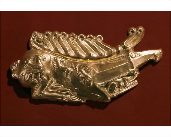 Scythian gold stag plaque, 4th century BC