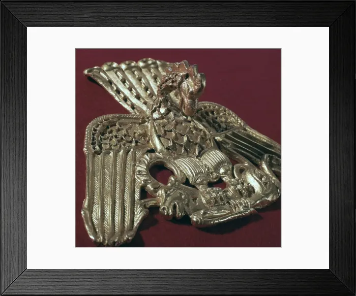 Framed Print : Sarmatian gold eagle holding an ibex Framed Print : Sarmatian gold eagle holding an ibex
