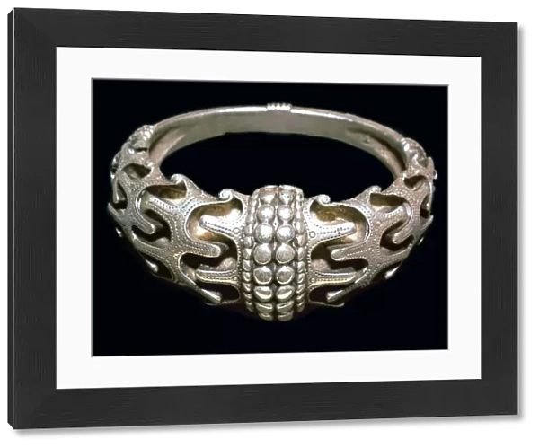 Massive silver Viking bracelet, 10th century