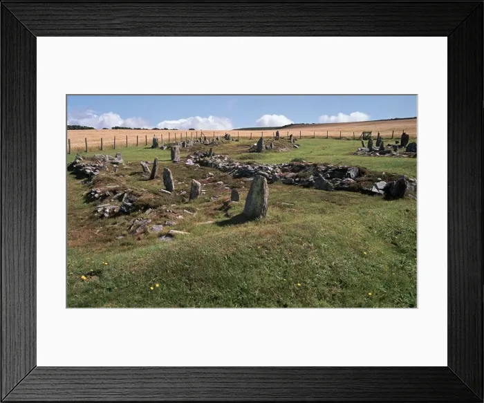 Framed Print : Braiid Norse site on the Isle of Man Framed Print : Braiid Norse site on the Isle of Man