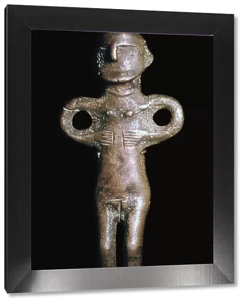 Bronze-age figure from Denmark, 9th century BC