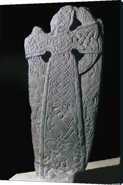 Norse dragon cross-slab from the Isle of Man, 11th century