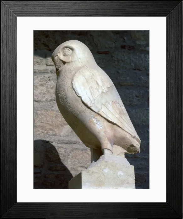 Framed Print : Statuette of an owl from the Acropolis Framed Print : Statuette of an owl from the Acropolis