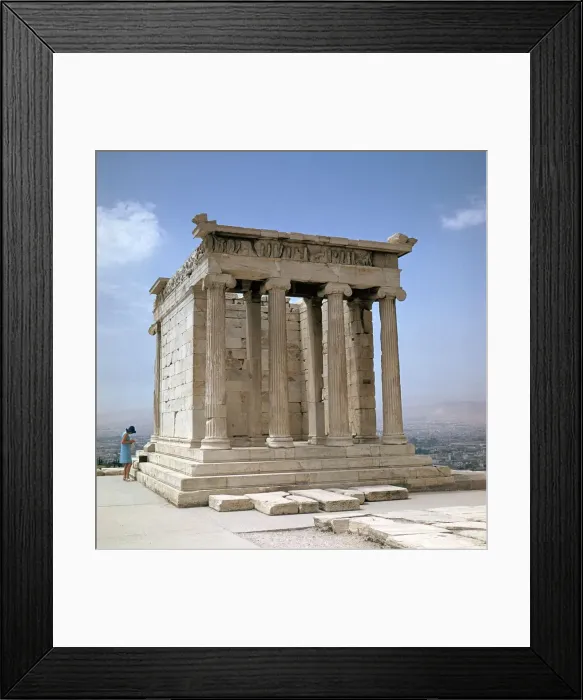 Framed Print : Temple of Athene Nike on the Acropolis, 5th century BC Framed Print : Temple of Athene Nike on the Acropolis, 5th century BC