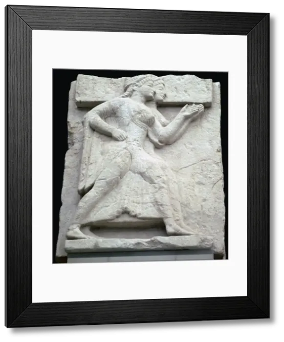 Framed Print : Greek metope of Artemis and Apollo Framed Print : Greek metope of Artemis and Apollo
