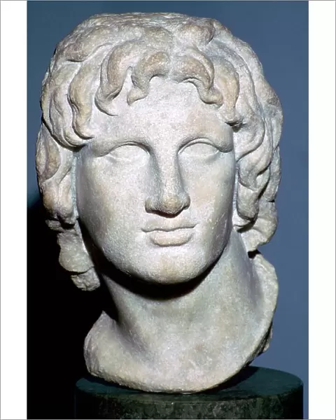 Marble portrait of Alexander the Great, Hellenistic Greek, 2nd-1st century BC