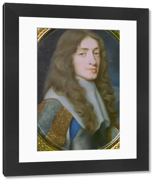 Miniature portrait of King James II of England as the Duke of York. Artist: Samuel Cooper