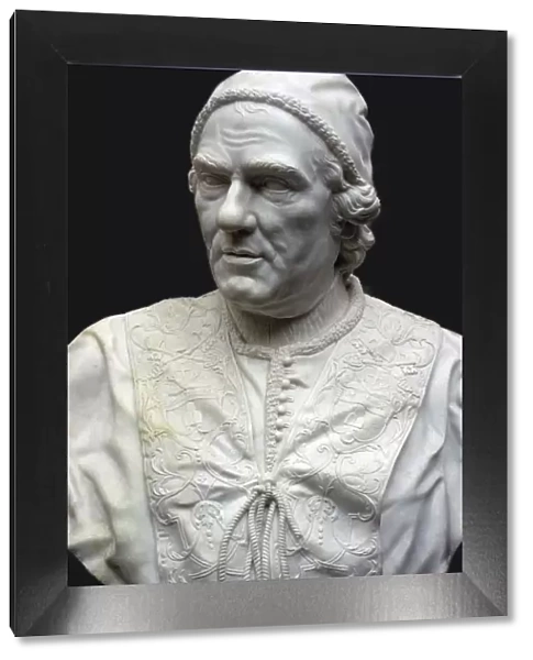 Bust of Pope Clement XIV. Artist: Christopher Hewetson