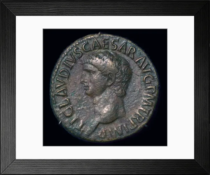 Framed Print : Copper As of Claudius, 1st Century