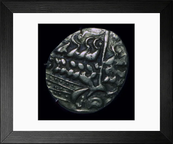 Framed Print : Celtic gold stater, 1st century Framed Print : Celtic gold stater, 1st century