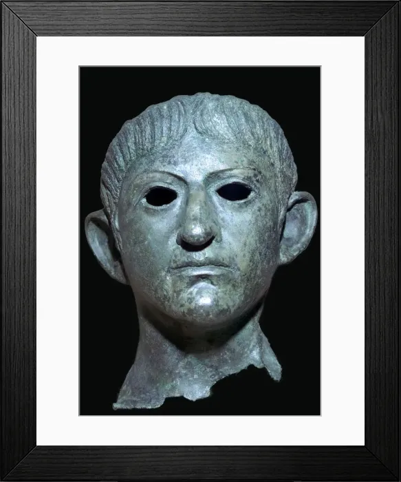 Framed Print : Head of the Emperor Claudius, Roman Britain, 1st century AD Framed Print : Head of the Emperor Claudius, Roman Britain, 1st century AD