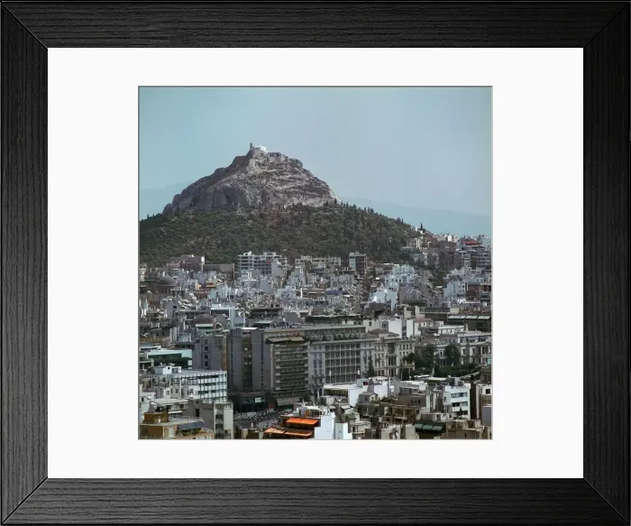 Framed Print : View of Lycabettus Hill and the Acropolis Framed Print : View of Lycabettus Hill and the Acropolis
