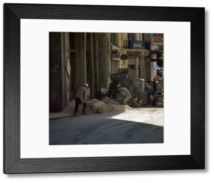Framed Print : Scene of an Athenian street Framed Print : Scene of an Athenian street