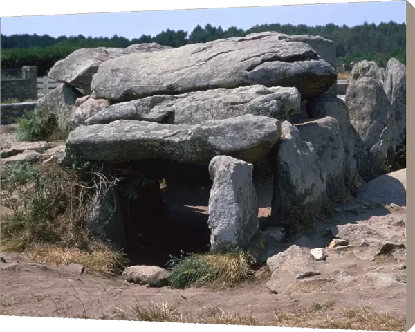 Dolmen at Kermario in Brittany, c, 36th century BC