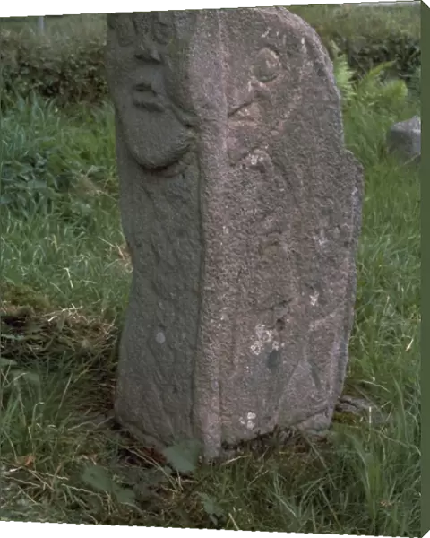 Bishops stone at Killadeas in Ireland, 6th century