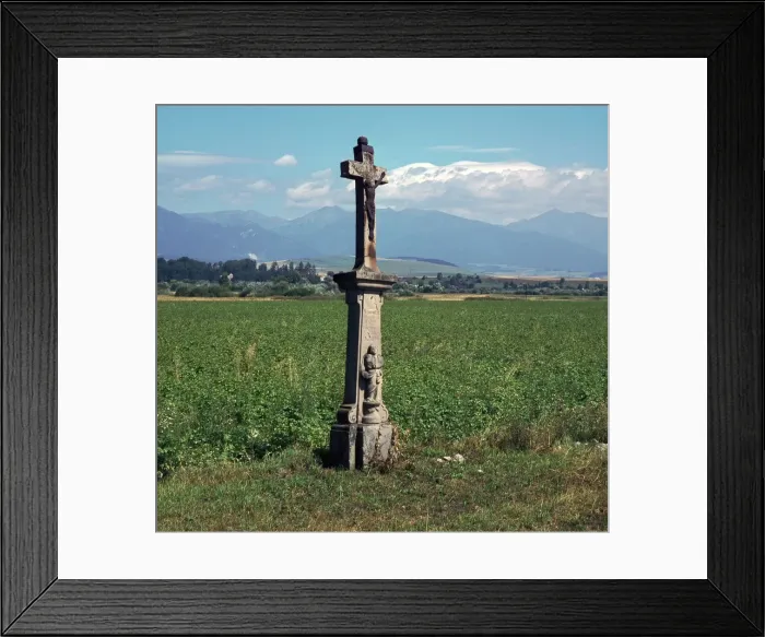 Framed Print : Cross at Paludza in the Czech Republic Framed Print : Cross at Paludza in the Czech Republic