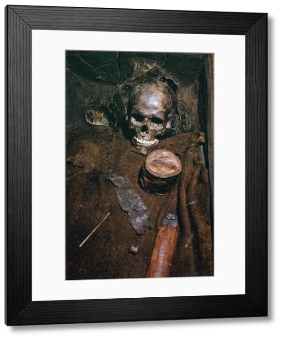 Framed Print : Early bronze age burial from Denmark Framed Print : Early bronze age burial from Denmark