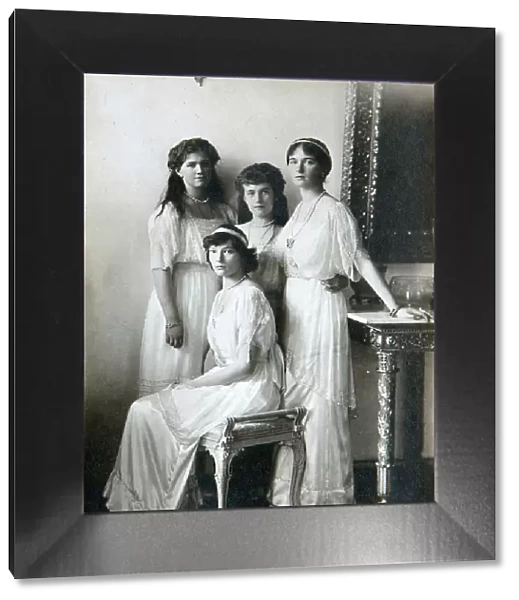 The four daughters of Tsar Nicholas II of Russia, 1910s. Artist: K von Hahn