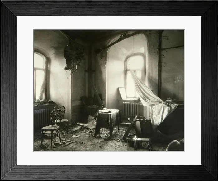 Framed Print : The Chudov Monastery in the Moscow Kremlin after shelling in November 1917. Artist: Pyotr Petrovich Pavlov Framed Print : The Chudov Monastery in the Moscow Kremlin after shelling in November 1917. Artist: Pyotr Petrovich Pavlov