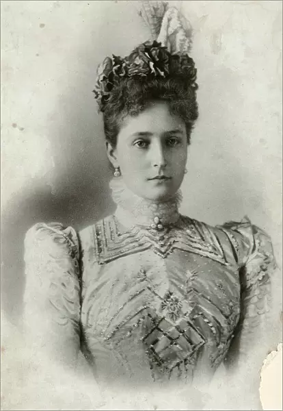 Tsarina Alexandra Fyodorovna, wife of Tsar Nicholas II of Russia, early 20th century. Artist: A Pasetti