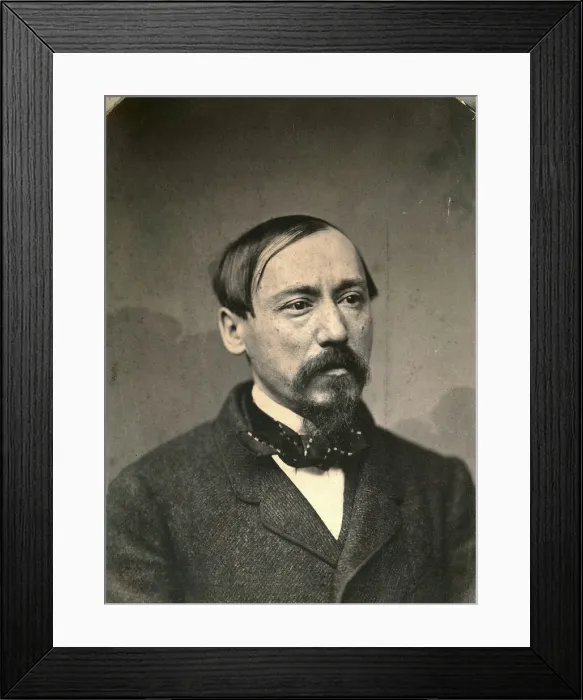 Framed Print : Nikolay Nekrasov, Russian poet and publisher, late 1850s. Artist: Karl August Bergner Framed Print : Nikolay Nekrasov, Russian poet and publisher, late 1850s. Artist: Karl August Bergner