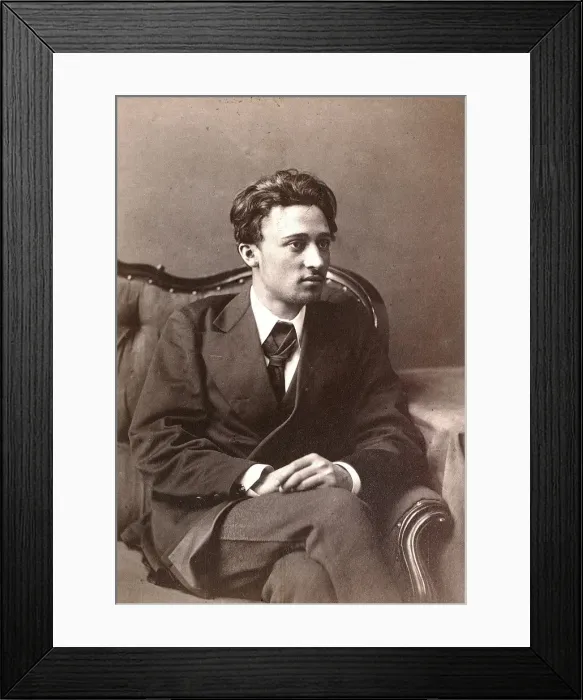 Framed Print : Vsevolod Garshin, Russian author, late 1870s. Artist: William Andreevich Carrick Framed Print : Vsevolod Garshin, Russian author, late 1870s. Artist: William Andreevich Carrick