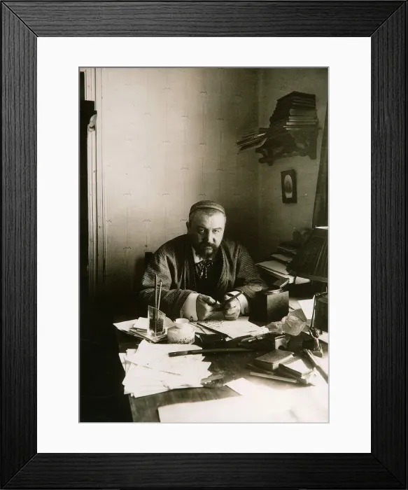 Framed Print : Alexander Kuprin, Russian author, at his desk, Gatchina, Russia, early 20th century. Artist: Karl Karlovich Bulla Framed Print : Alexander Kuprin, Russian author, at his desk, Gatchina, Russia, early 20th century. Artist: Karl Karlovich Bulla